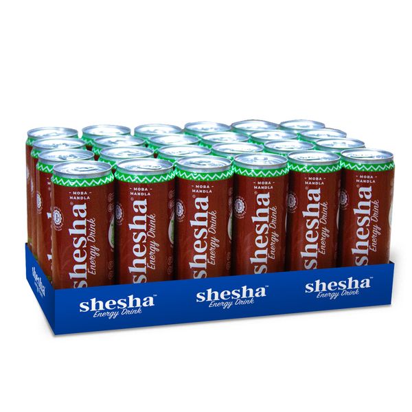Shesha Energy Drink (Ginger Beer flavour 24 x 300ml)