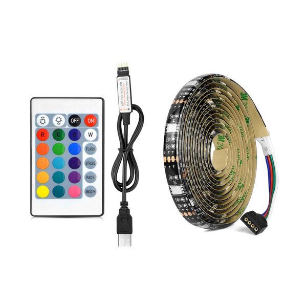2M USB TV RGB LED 5050 Strip Light