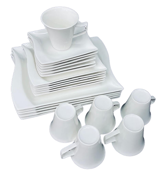 Modern Dinner Plates 24 Pieces