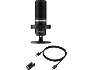 HyperX DuoCast - USB Microphone RGB Lighting - Red