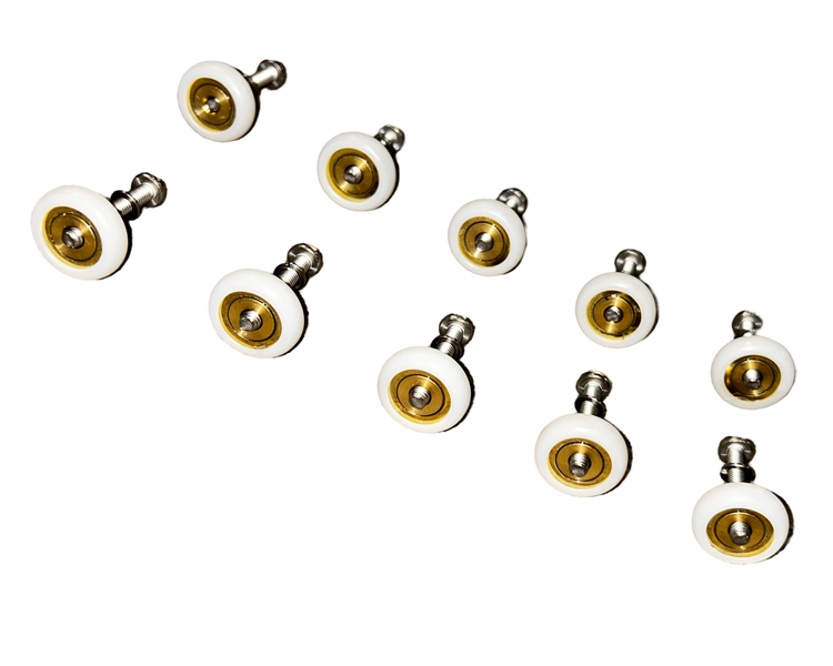 Shower Door Rollers with Screws Combo 10