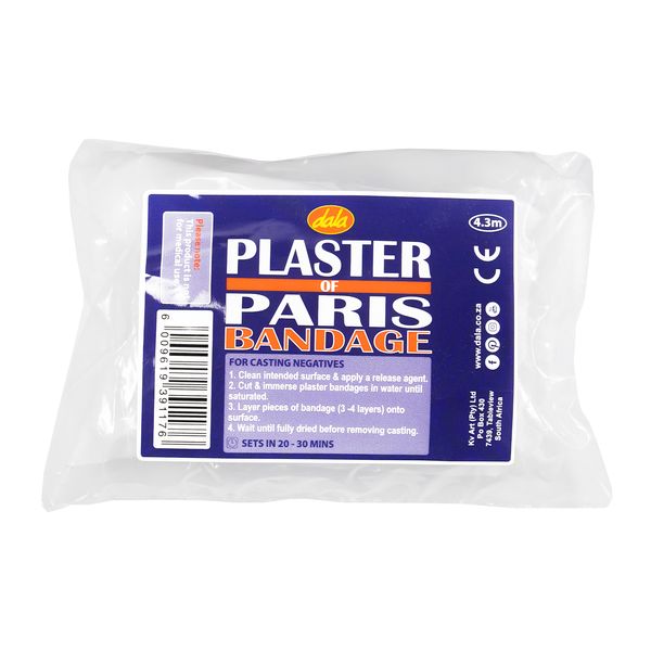Plaster of Paris Bandage Roll 100mm/4.6M