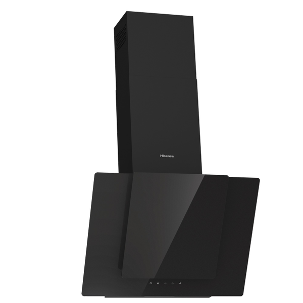Hisense 60cm Inclined Wall Mounted Chimney Cookerhood - Black