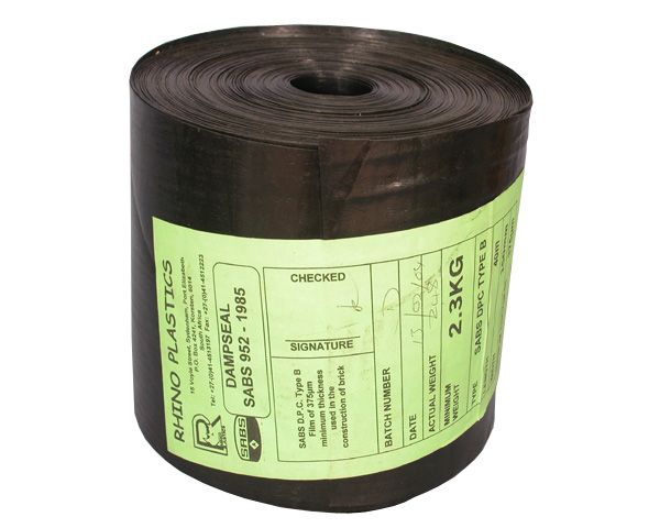 Rhino Plastics 375 Micron Damp Course - 150mmx40m