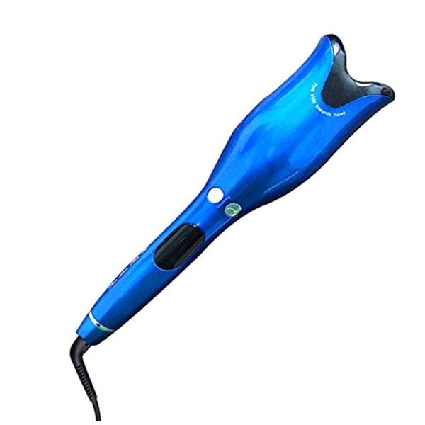 Auto Beach Waves Hair Curler- Blue