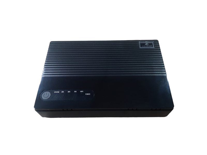 Mini UPS for Wifi Router Backup Power Supply - 14000 mAh - Black
