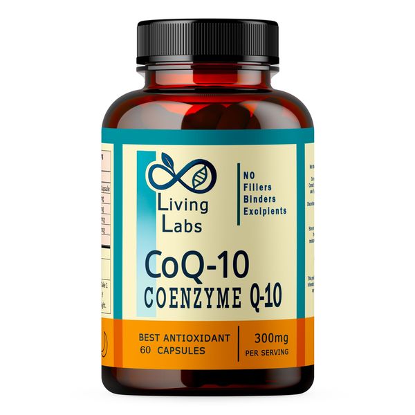 CoQ-10 - 300mg - Living Labs CoQ10 Capsules