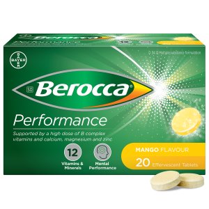 Berocca Performance Mango Effervescent - 20 Tablets