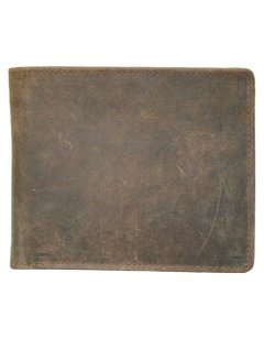 Fino SK-LVMK2 Full Grain Genuine Leather Men's Card Holder Bi-fold Wallet