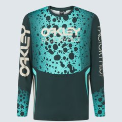 Oakley Maven RC Long Sleeve Mountain Bike Jersey - Green Frog