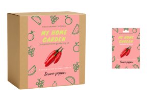 Chilli Grow Kit Complete - Serrano Pepper + Seed pack