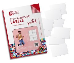 Redfern Bordered 8up A4 Self-Adhesive Labels 10 Sheets