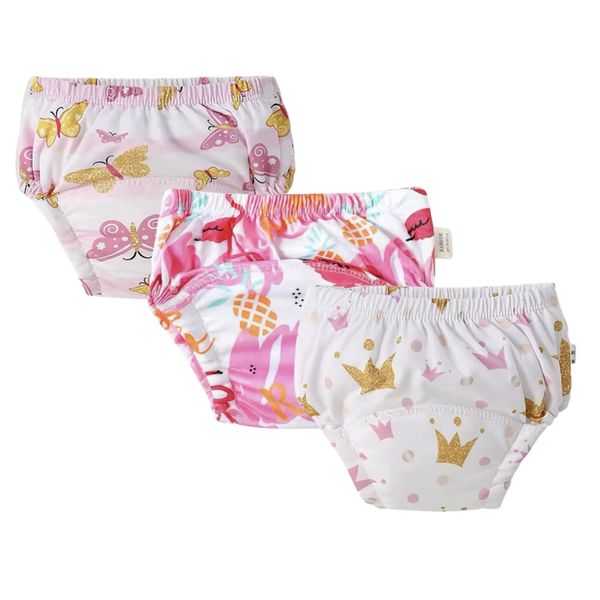 Toddler Training Pants 3 Pack Pink