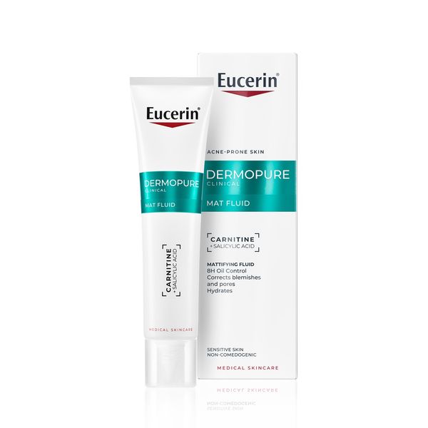 Eucerin DERMOPURE CLINICAL Mat Fluid Cream for Acne-prone skin,40ml