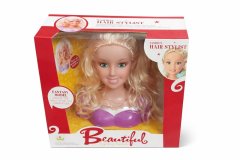 Children's Hairstyling Doll Head Toy