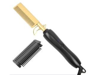Gold Ceramic Professional Press Comb