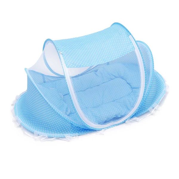Foldable Portable Children Mosquito Nets Baby Bed – Pink