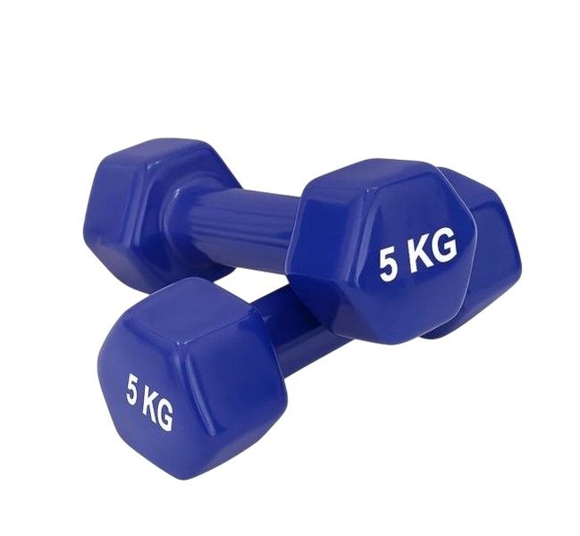 Dumbbells Set - Strength Training Made Simple - 5kg - 2 Pack