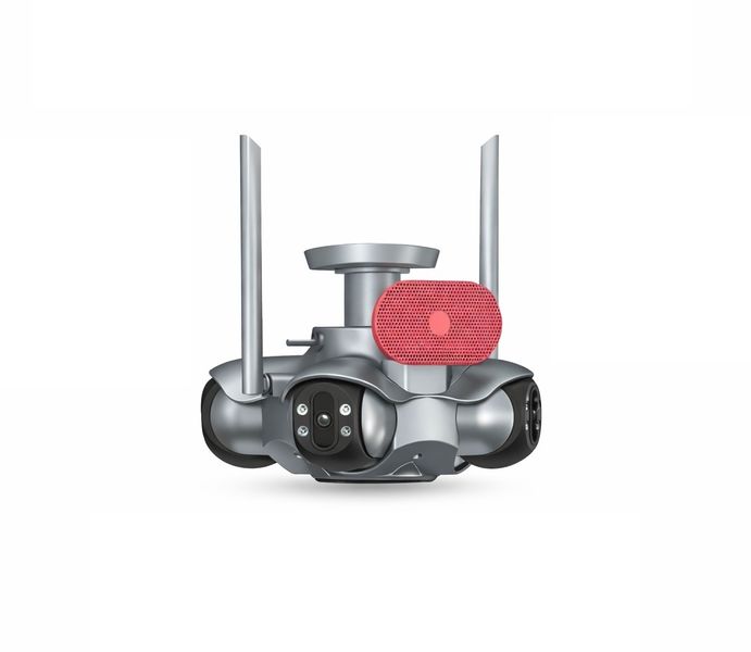 Multi-Screen WiFi PTZ Security Camera with 360 View, Motion Detection
