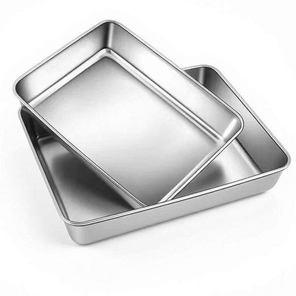 304 Stainless Steel Food Storage Box (8 Pieces)