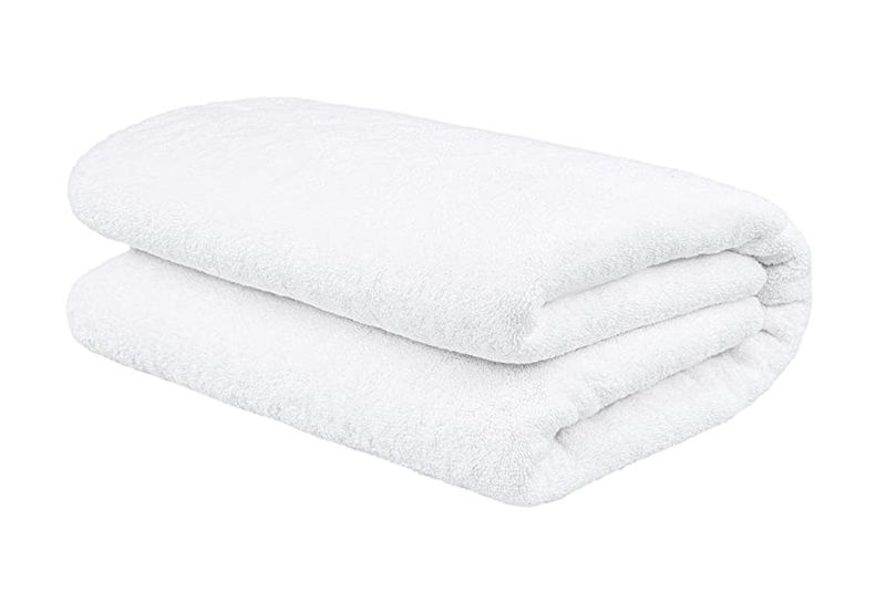 Wonder Towel Terry Collection Cosy Microfibre Large Towel Gym Pool White