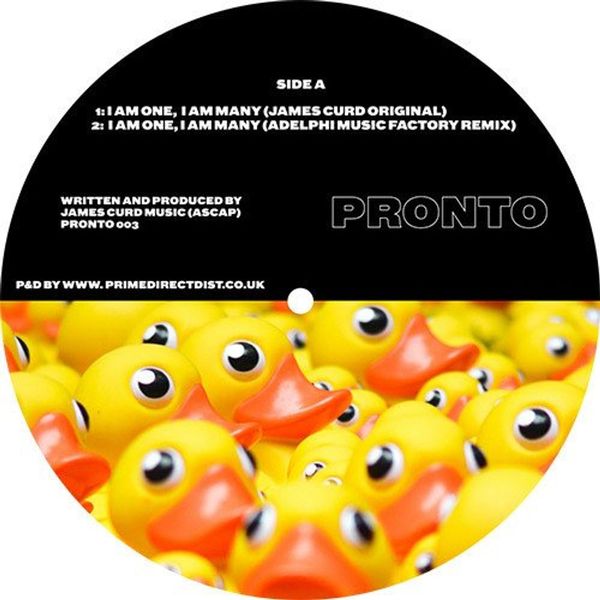 James Curd - I Am One, I Am Many 12" Vinyl EP + Remixes