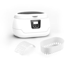 GT SONIC Ultrasonic Bath Tank Jewelry Cleaner 600ML Kit With Basket