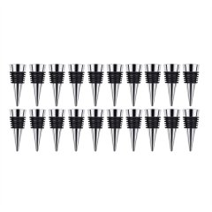 Metal Wine and Beverage Bottles Stoppers Tapered 20Piece