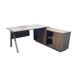 Executive L-shaped office desk