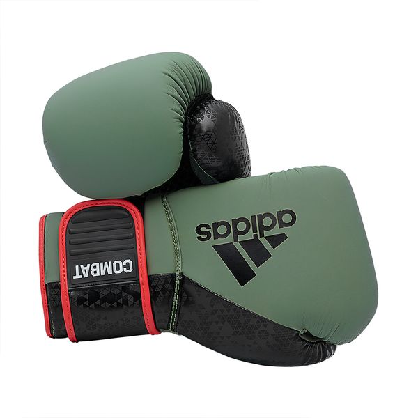 Adidas Combat 50 Boxing Gloves Green or Red