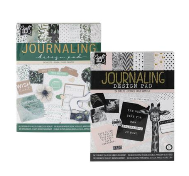 Journaling Design pad 24 Sheets x 2