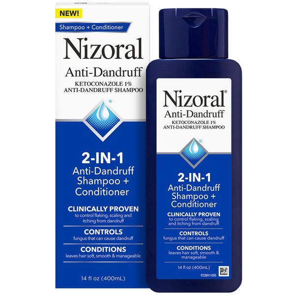 Nizoral 2in1 Anti-Dandruff Shampoo &amp; Conditioner with 1% Ketoconazole - 400ml