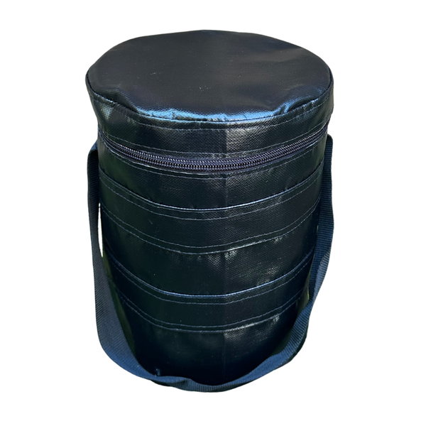 Gas Cylinder Carry Bag No 7 Full Black - with masonite base