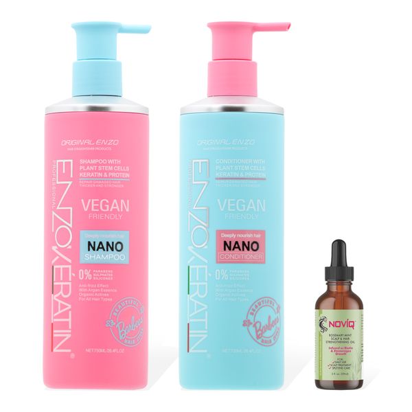 Keratin Protein Shampoo &amp; Conditioner + Noviq Hair/ Scalp Oil