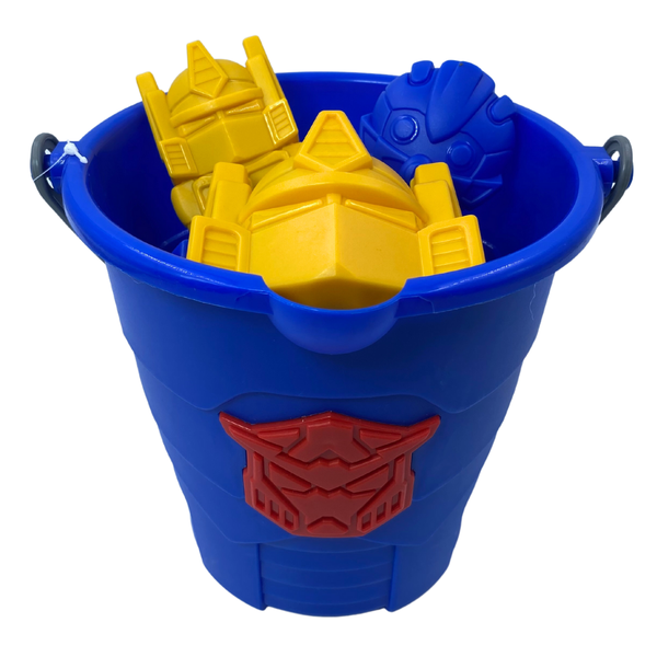 Kids Beach Playset With Accessories and Bucket -Transformer Figure Design
