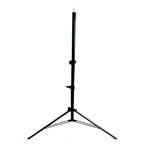 Tripod Stand Lightweight Aluminium with Adjustable Screw Tip - Black