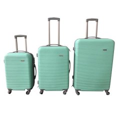 3 Piece Hard Outer Shell Luggage Set - Applegreen