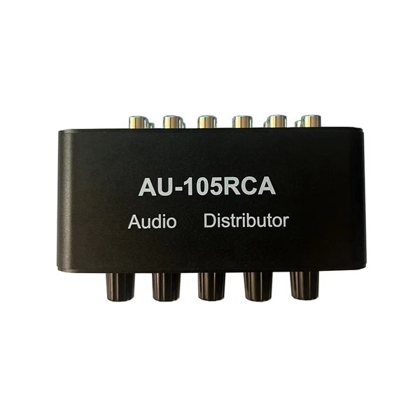 Au-105Rca Audio Distributor 1 Input 5 Output For Rca Volume Controls