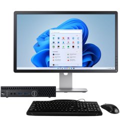 Dell OptiPlex 3070 Intel i5 PC with 16GB RAM, 512GB SSD + Monitor (Refurb)