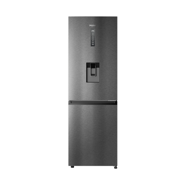 Haier 327L Bottom Freezer Fridge with Water Dispenser-Black