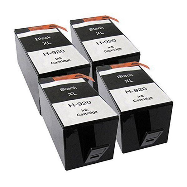 HP 920 XL Black Inkjet Cartridges - Compatible (Set Of 4)