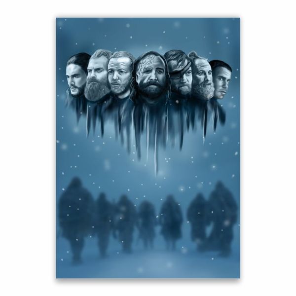 Game of Thrones Painting Characters Poster - A1