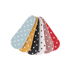 6 Pieces Embroidery Scissors Polka Dot Protective Cover