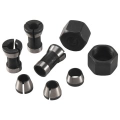 8 Pcs Router Collet Set Chuck Heads Adapter for Drills Engraving