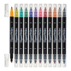 Speedball Elegant Writer Dual Tip Calligraphy Marker Set - 12 Pack