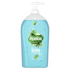 Radox Feel Active Basil and Sage Body Wash 6x750ml