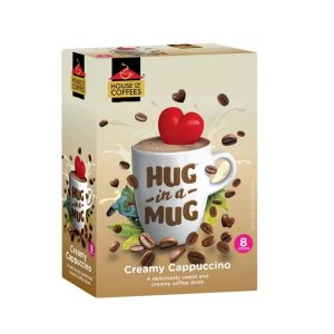 House of Coffees Hug in a Mug Creamy Cappuccino Coffee Drink (8 x 24g)