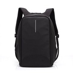 Anti - Theft Laptop Backpack with USB Charger - Black