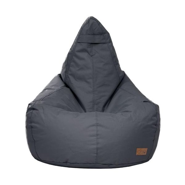 Cielo - Linc Pearshape Bean Bag - Dark Grey