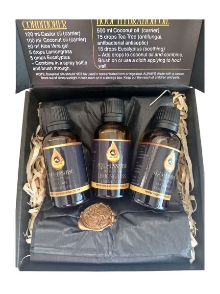 Equi-Essense Gold Cavaletti Essential Oil Set for Horse &amp; Rider